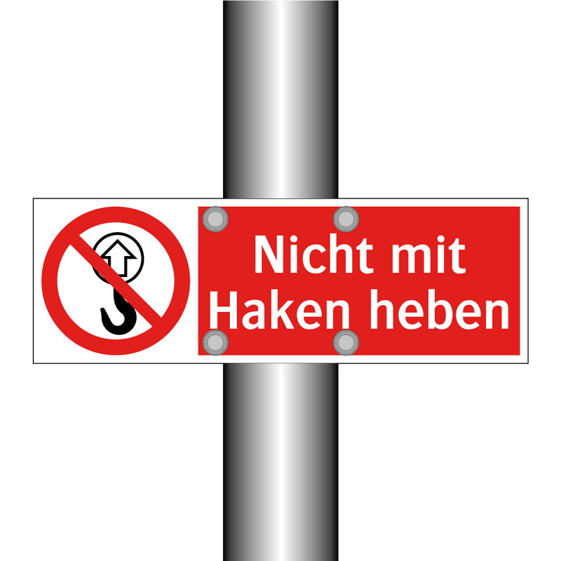 Nicht mit Haken heben