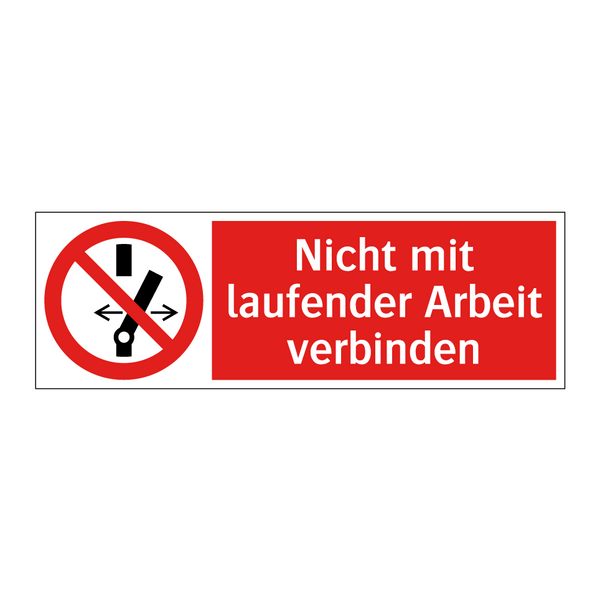 Nicht mit laufender Arbeit verbinden