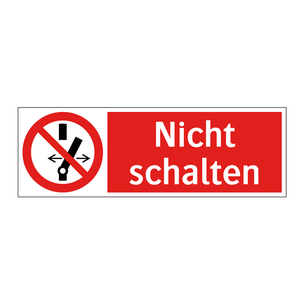 Nicht schalten