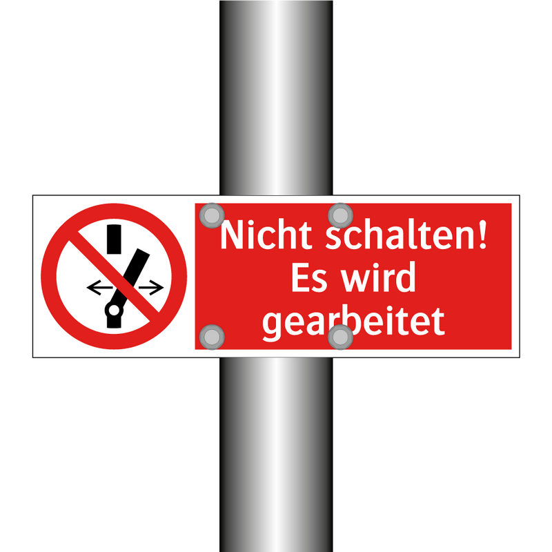 Nicht schalten! Es wird gearbeitet