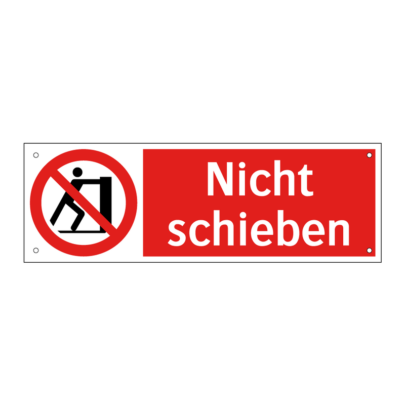 Nicht schieben