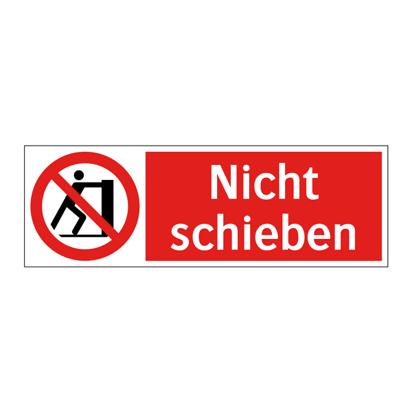 Nicht schieben