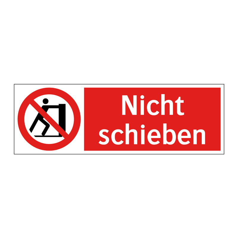 Nicht schieben
