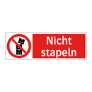 Nicht stapeln