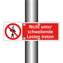Nicht unter schwebende Lasten treten