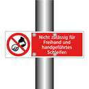 Nicht zulässig für Freihand und handgeführtes Schleifen