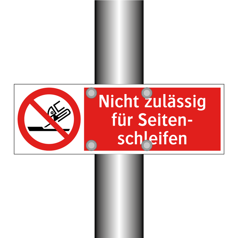 Nicht zulässig für Seiten- schleifen