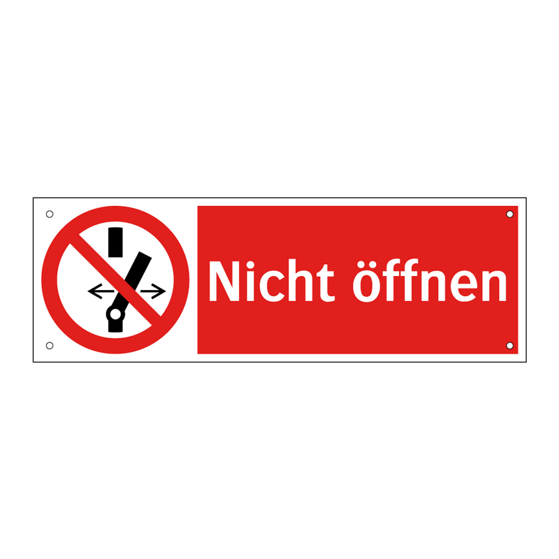 Nicht öffnen