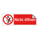 Nicht öffnen