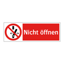 Nicht öffnen