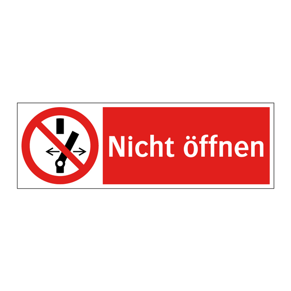 Nicht öffnen