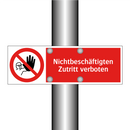 Nichtbeschäftigten Zutritt verboten