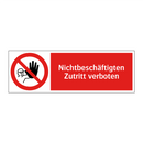 Nichtbeschäftigten Zutritt verboten