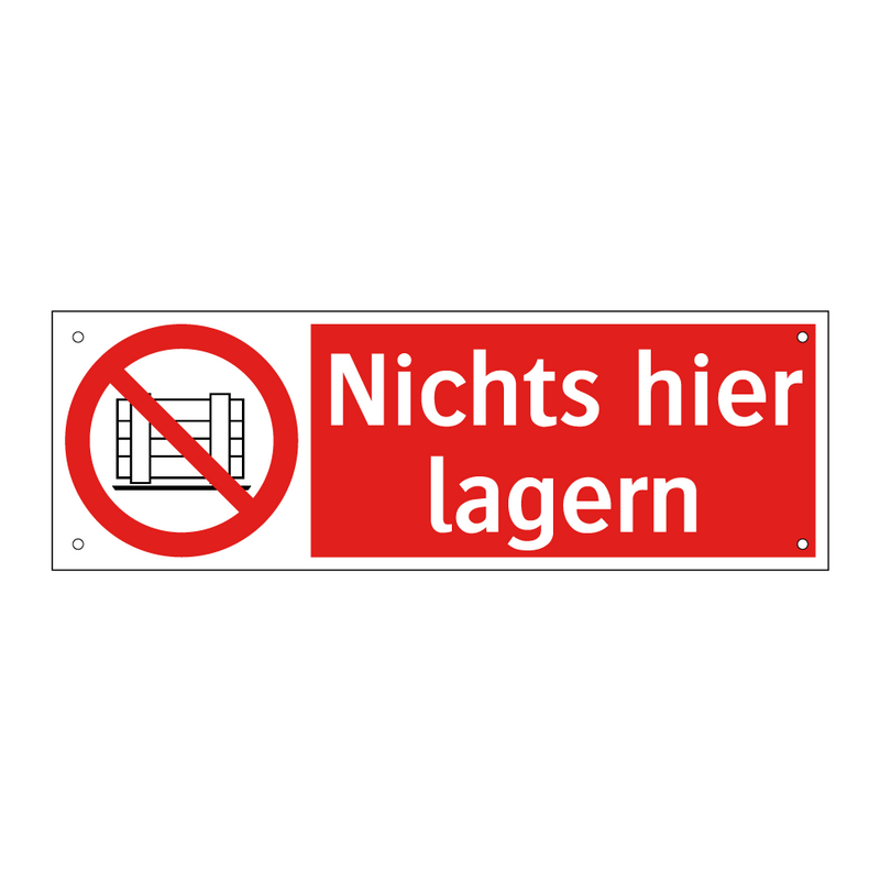 Nichts hier lagern
