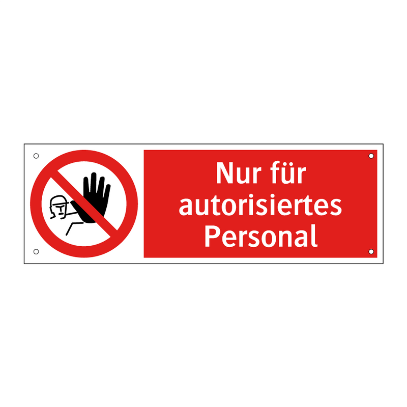 Nur für autorisiertes Personal