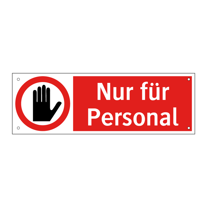 Nur für Personal