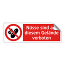 Nüsse sind auf diesem Gelände verboten