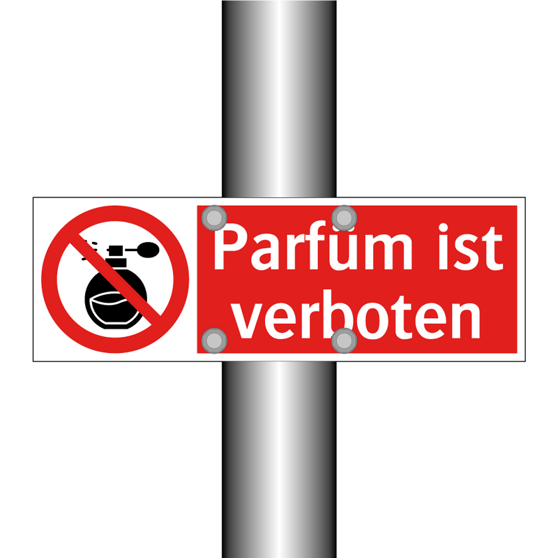 Parfüm ist verboten