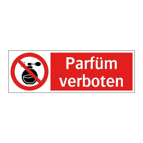 Parfüm verboten