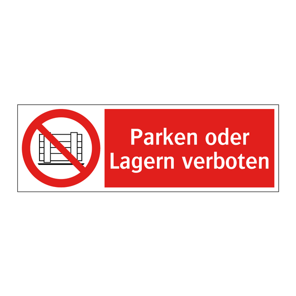 Parken oder Lagern verboten