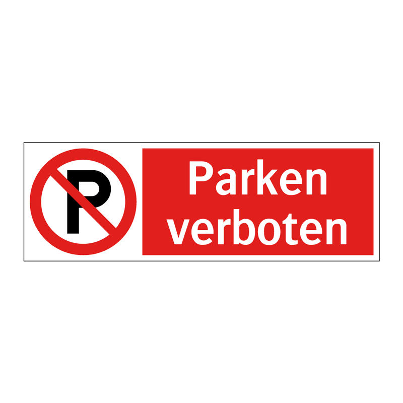 Parken verboten