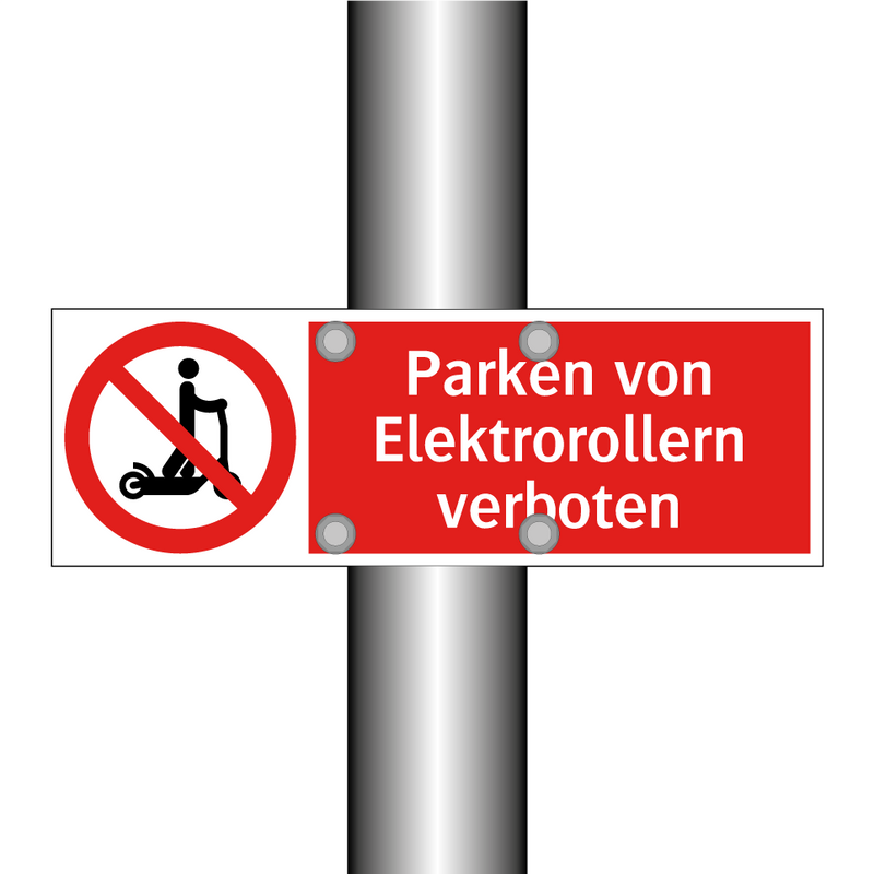 Parken von Elektrorollern verboten