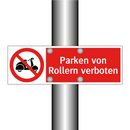 Parken von Rollern verboten