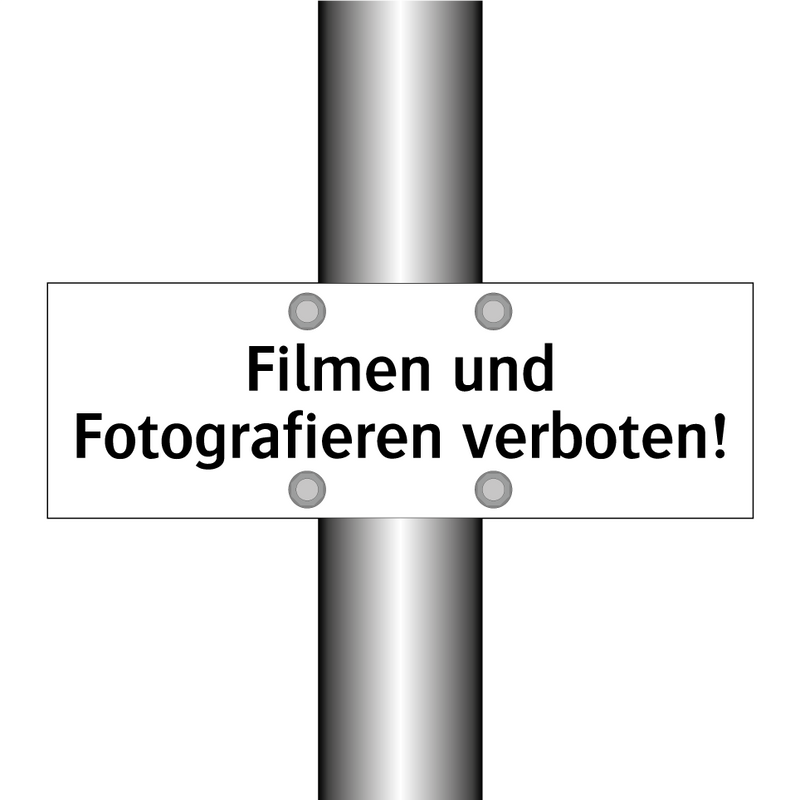 Filmen und Fotografieren verboten!