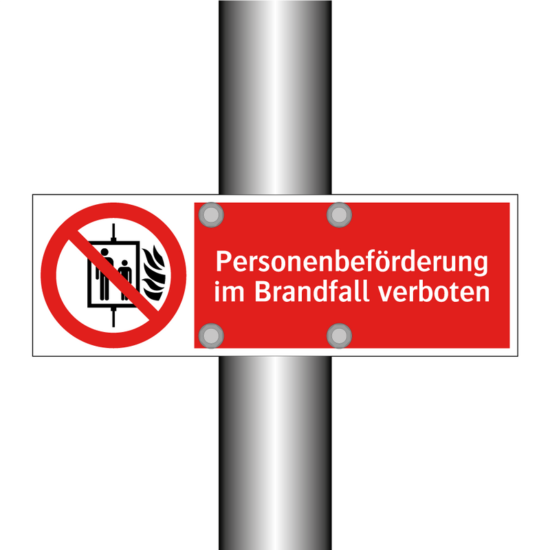 Personenbeförderung im Brandfall verboten