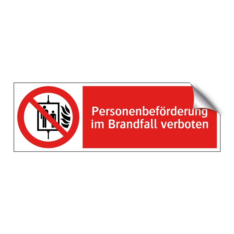 Personenbeförderung im Brandfall verboten