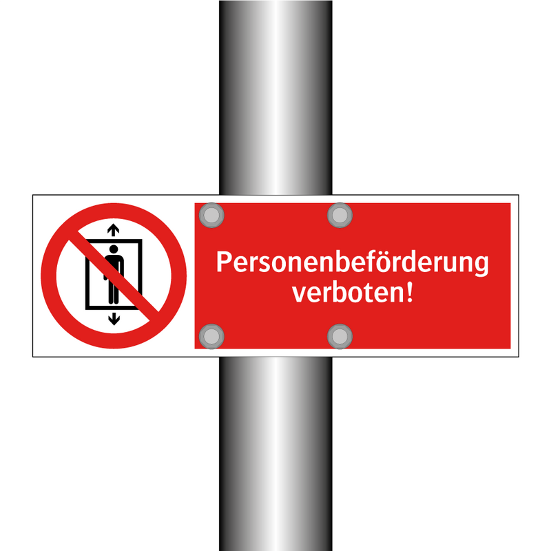 Personenbeförderung verboten!