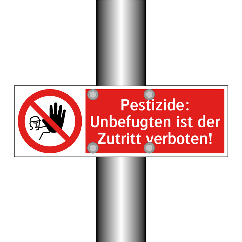 Pestizide: Unbefugten ist der Zutritt verboten!