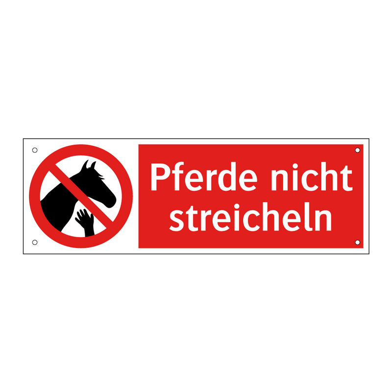 Pferde nicht streicheln
