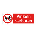 Pinkeln verboten