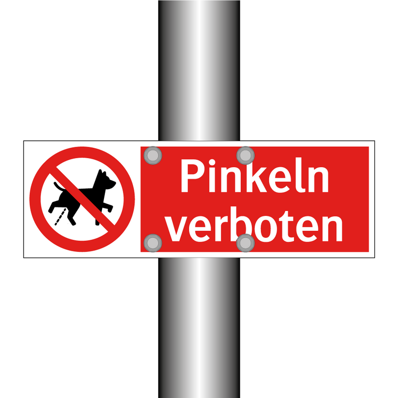 Pinkeln verboten