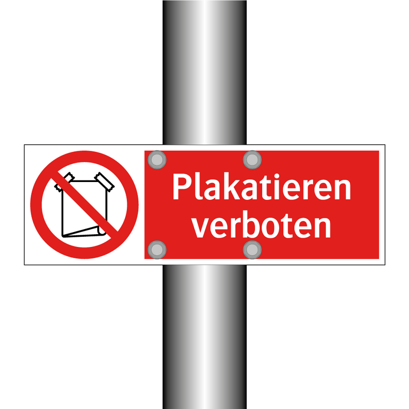 Plakatieren verboten