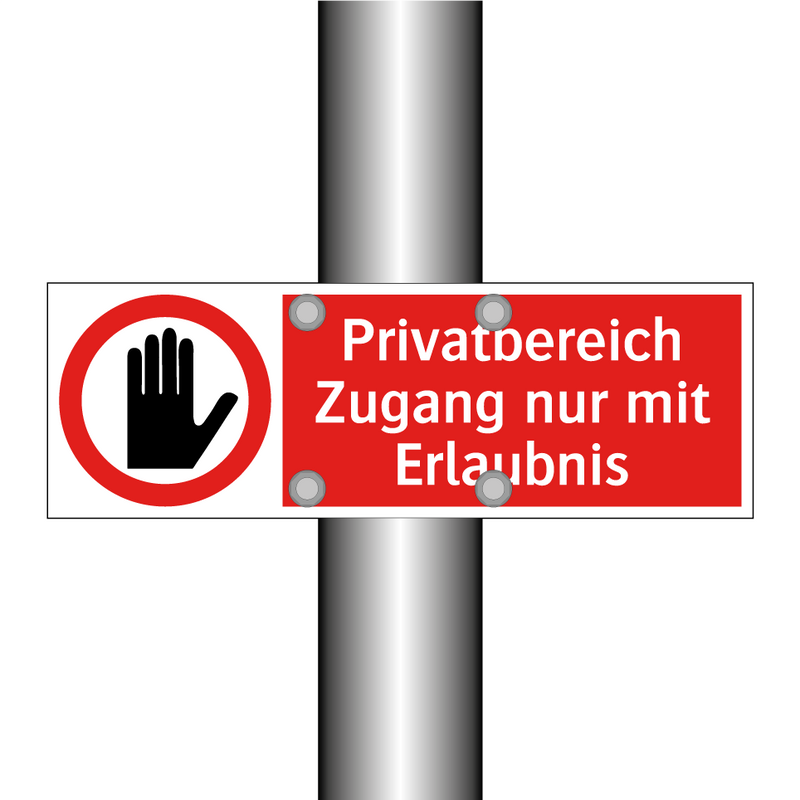 Privatbereich Zugang nur mit Erlaubnis