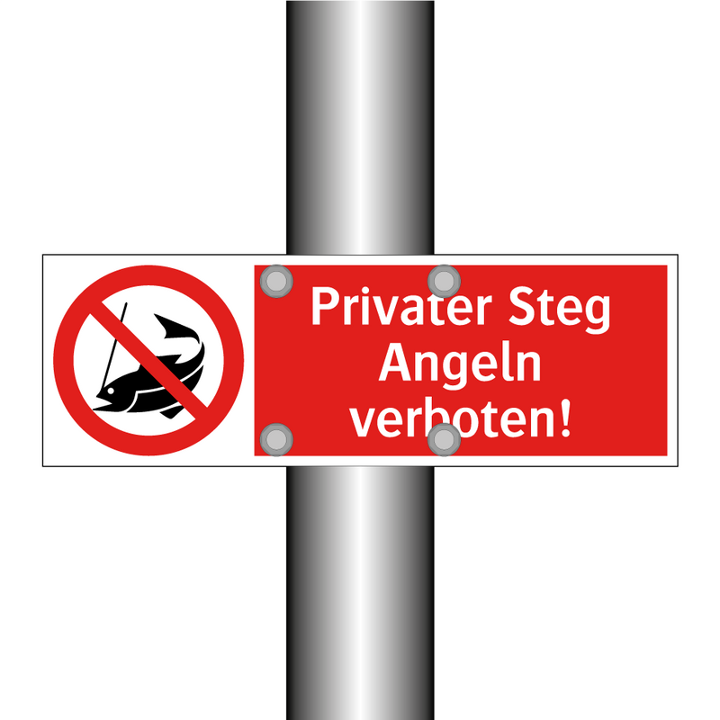 Privater Steg Angeln verboten!