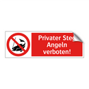 Privater Steg Angeln verboten!