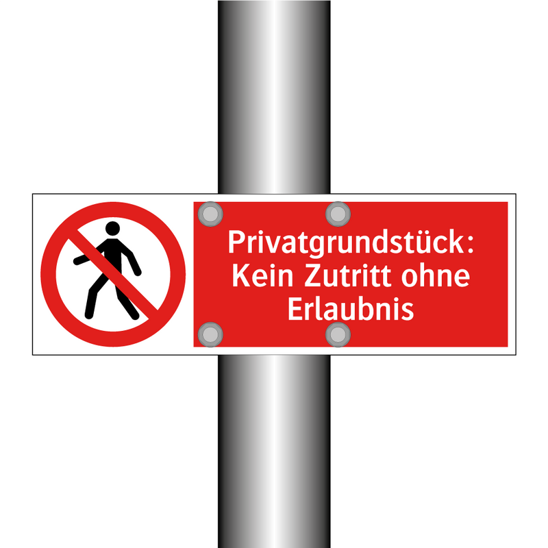 Privatgrundstück: Kein Zutritt ohne Erlaubnis