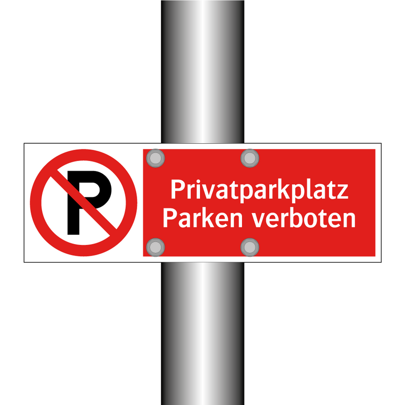 Privatparkplatz Parken verboten