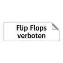 Flip Flops verboten