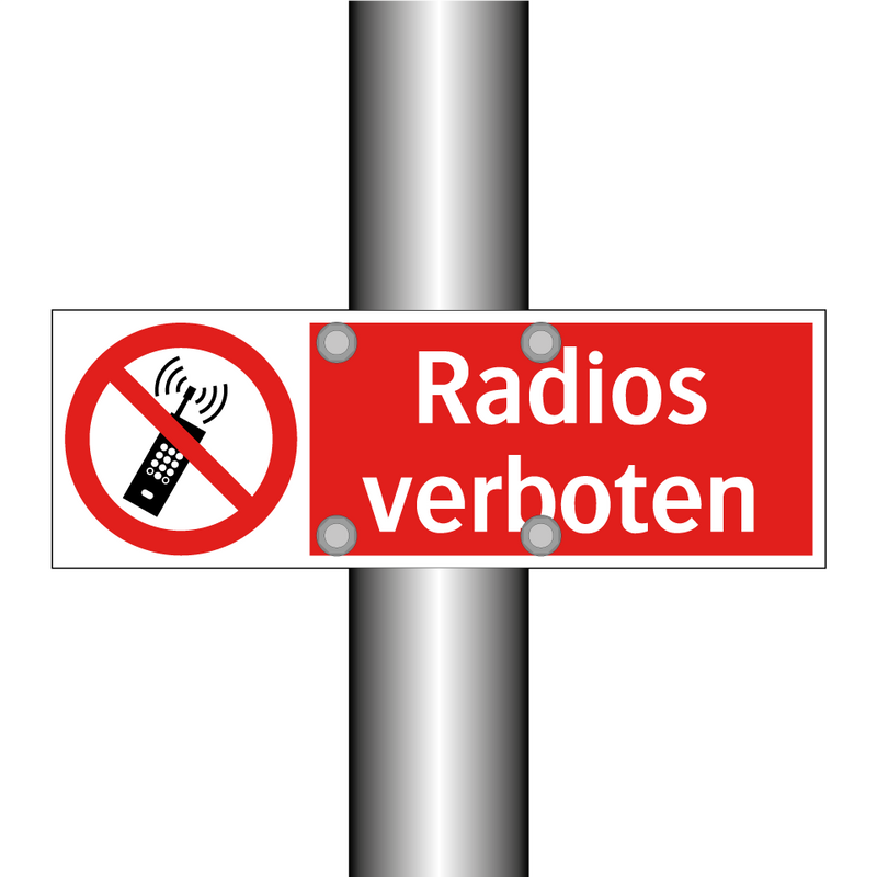 Radios verboten
