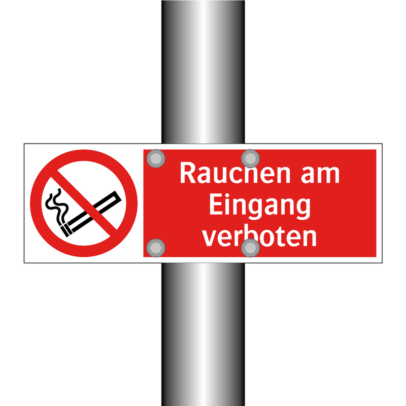Rauchen am Eingang verboten