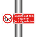 Rauchen auf dem gesamten Gelände verboten