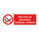 Rauchen im gesamten Gebäude verboten