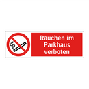 Rauchen im Parkhaus verboten