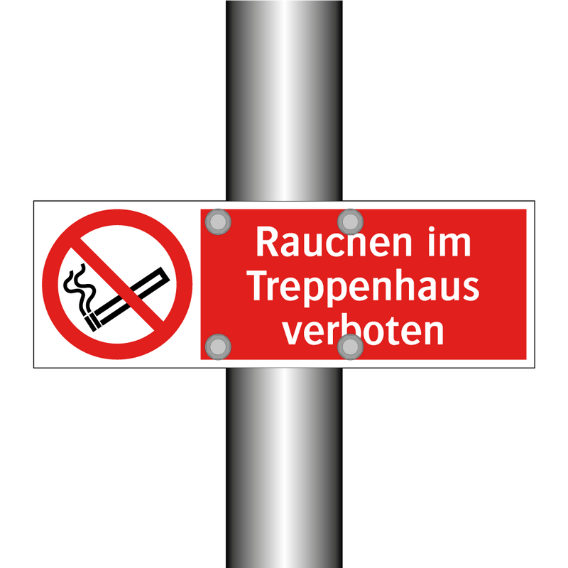 Rauchen im Treppenhaus verboten
