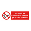 Rauchen im öffentlichen Bereich gesetzlich verboten