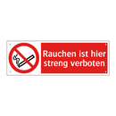 Rauchen ist hier streng verboten